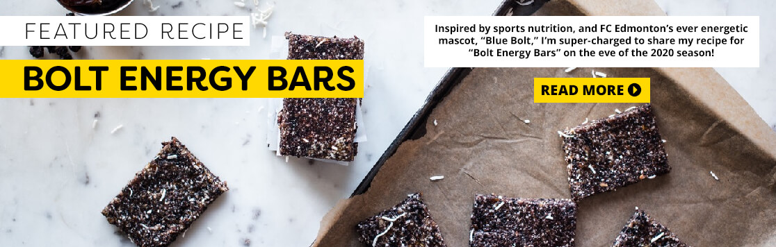Featured Recipe Banner - Bolt Energy Bars